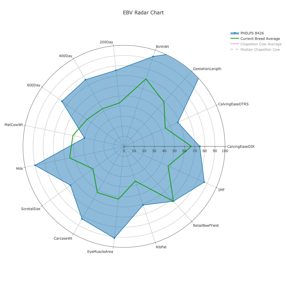 Radar Chart EBV